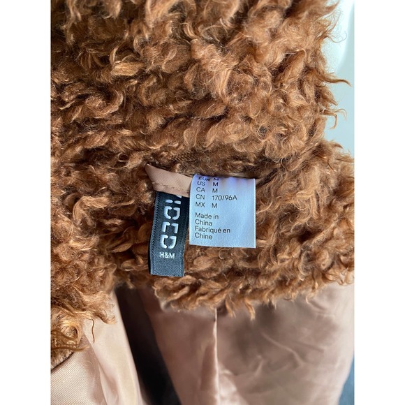 Divided brown teddy coat, size M - Picture 12 of 12